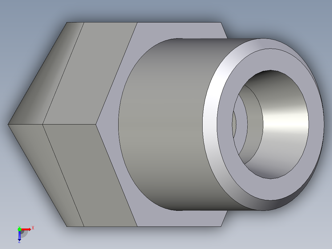 卡套式工业通用硬管接头EO_Swivel_nut_45_deg_elbow_EV08SOMD71俯视图