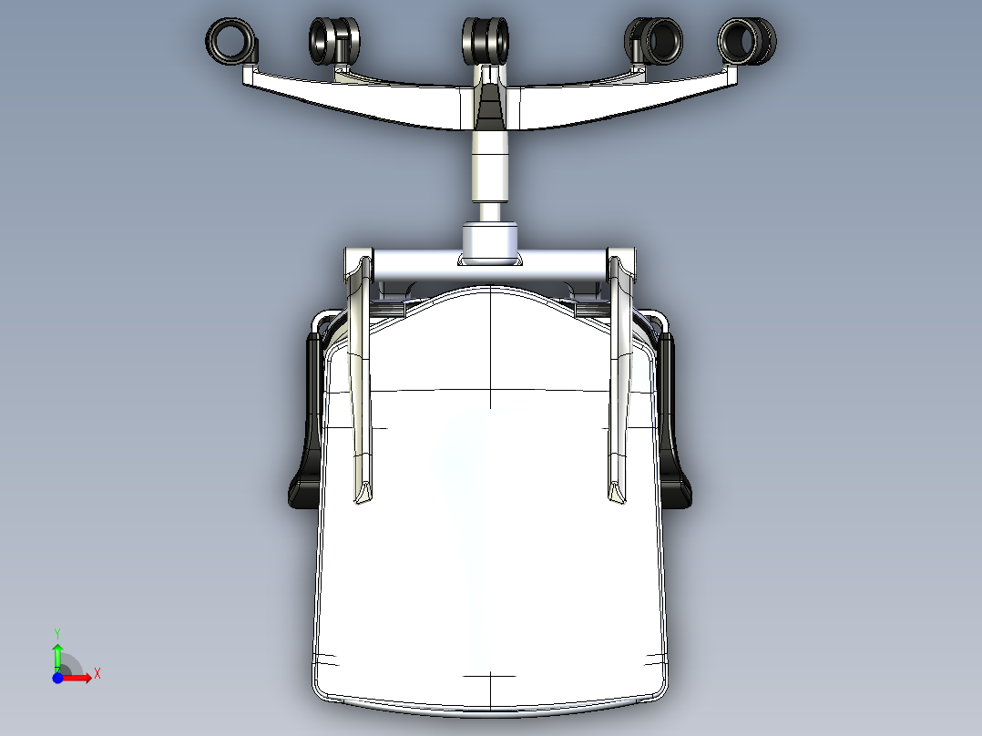 办公室椅子前视图