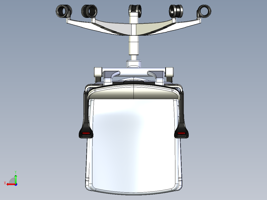 办公室椅子后视图