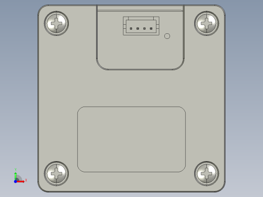 大恒相机镜头Daheng_VEN-161-61U3M_C_3D_Drawing多系列图纸前视缩略图