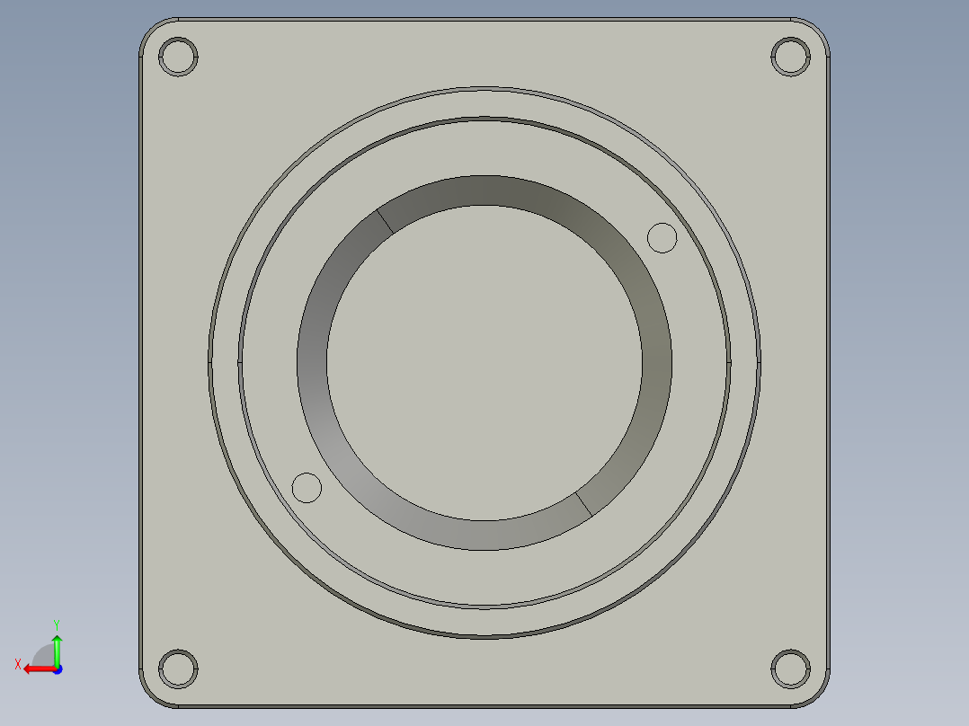大恒相机镜头Daheng_VEN-161-61U3M_C_3D_Drawing多系列图纸后视图