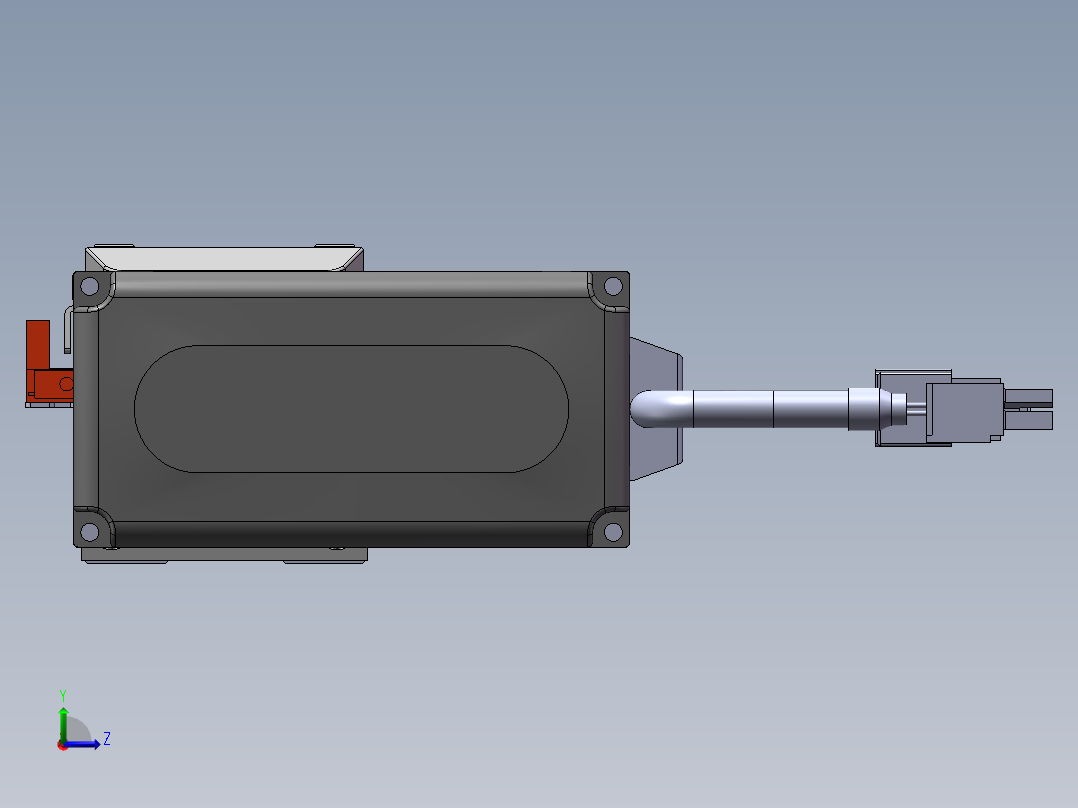 内嵌式直线模组XGG5左视图