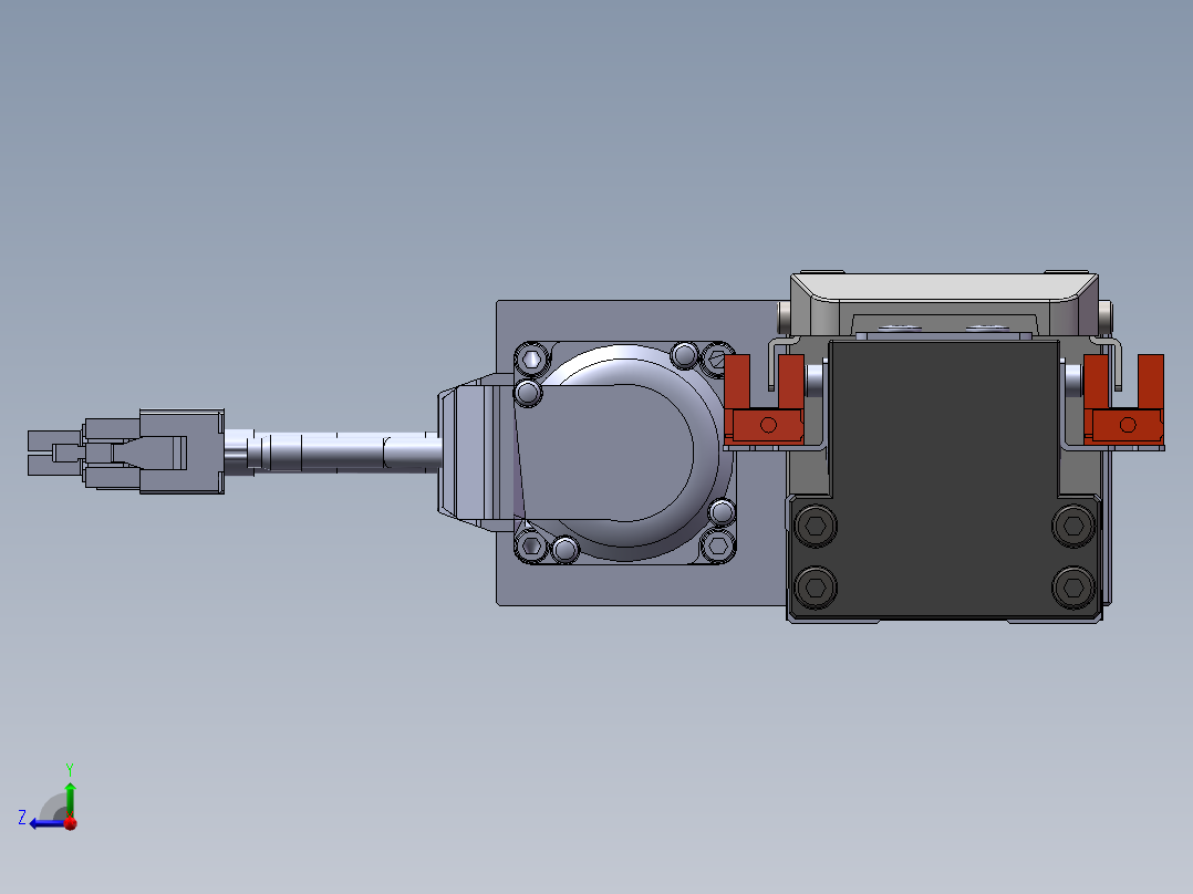 内嵌式直线模组XGG5右视图