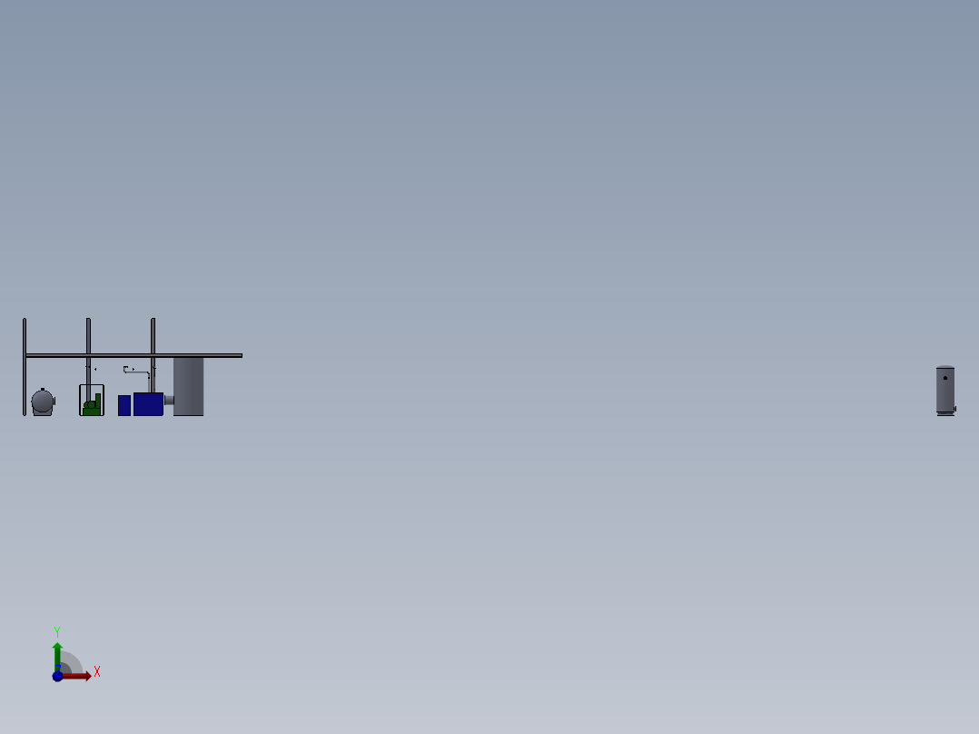涡轮压缩机组--sw前视图