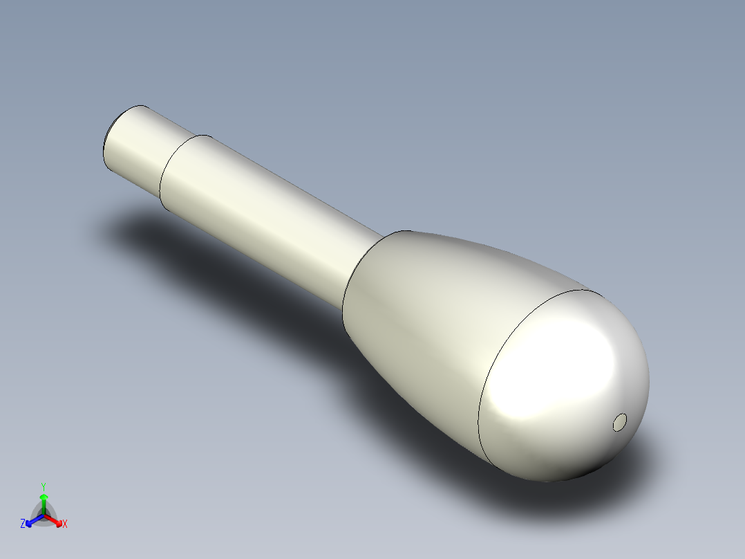 把手BL.368-3D多系列多零件图纸模型主视图