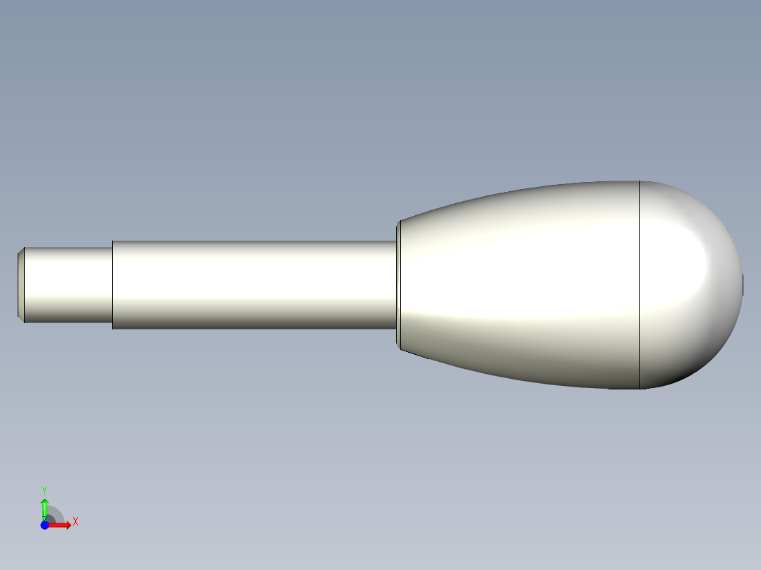 把手BL.368-3D多系列多零件图纸模型前视图