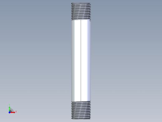 CPVC管件33-Sch80_Nipple_MPTxMPT_9861-083_0.5in x 5in前视缩略图