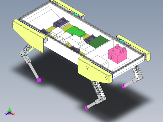 四足机械狗的腿