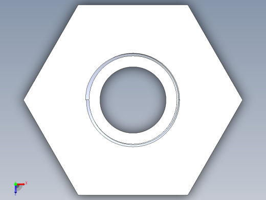 聚氯乙烯配件18-Sch80_ReducerBushing_MPTxFPT_839-210_1.5in x 0.75in俯视缩略图