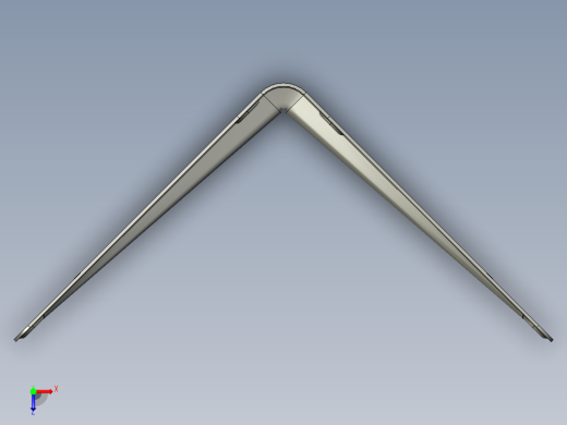 金属板搁板托架俯视缩略图