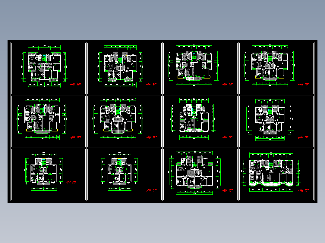 万升小区户型方案设计