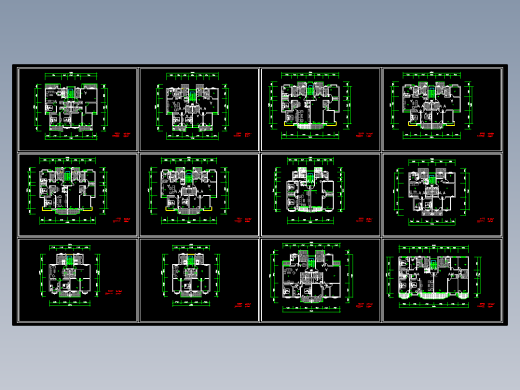 万升小区户型方案设计