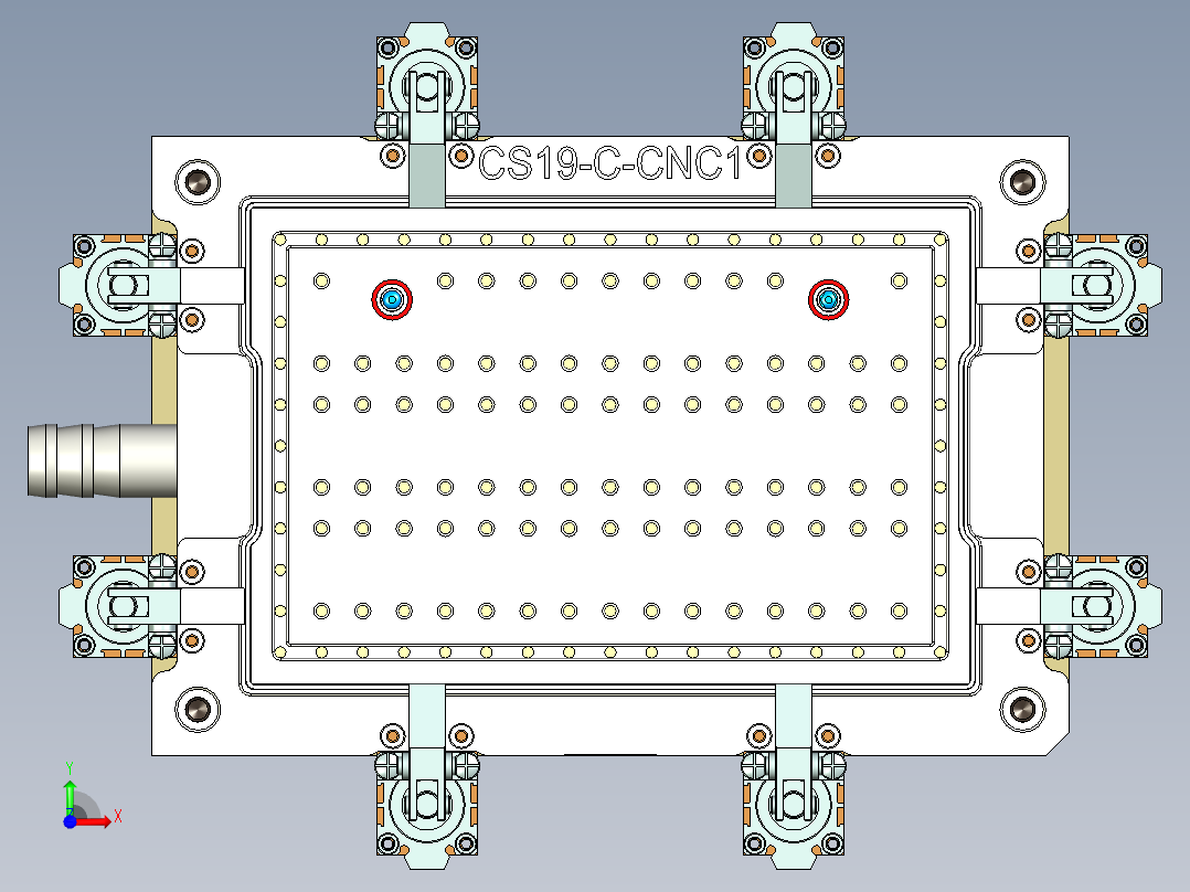 CS19-C-CNC1-180925笔记本CNC工装夹具三维模型前视图