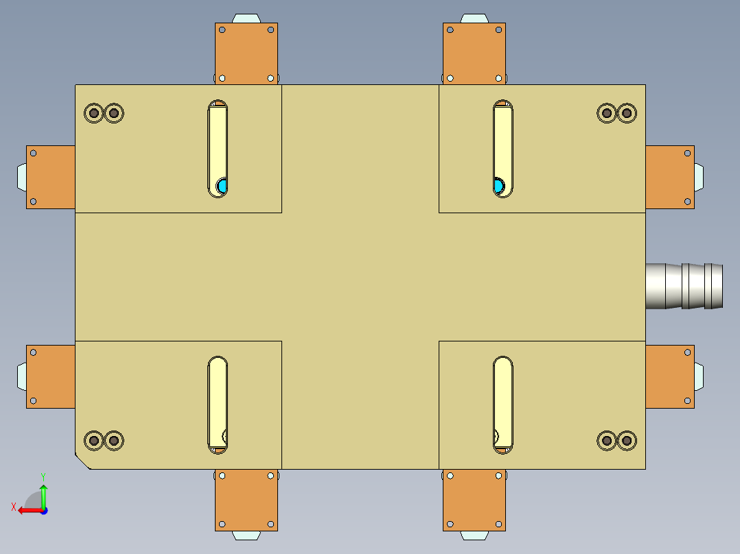 CS19-C-CNC1-180925笔记本CNC工装夹具三维模型后视图