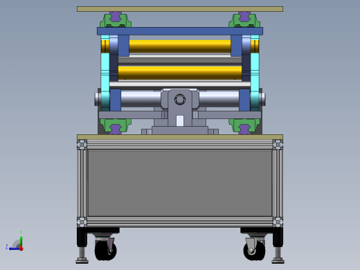 剪叉式升降平台设计sw20可编辑右视缩略图