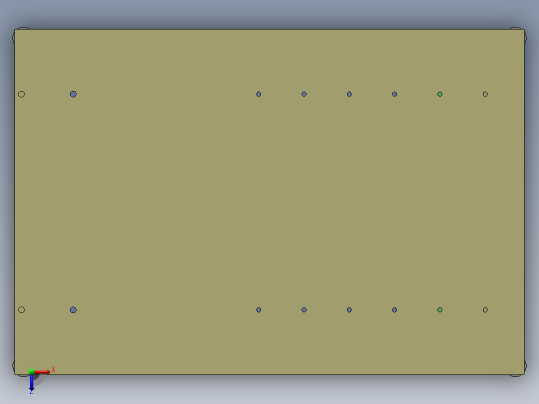 剪叉式升降平台设计sw20可编辑俯视图