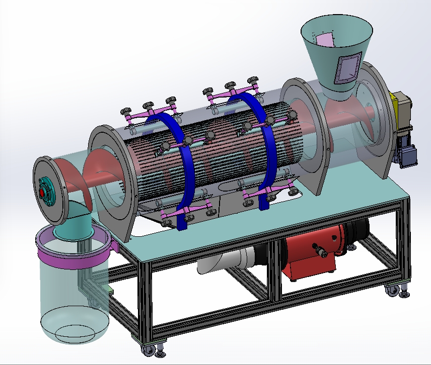 防静电电离鼓风机step