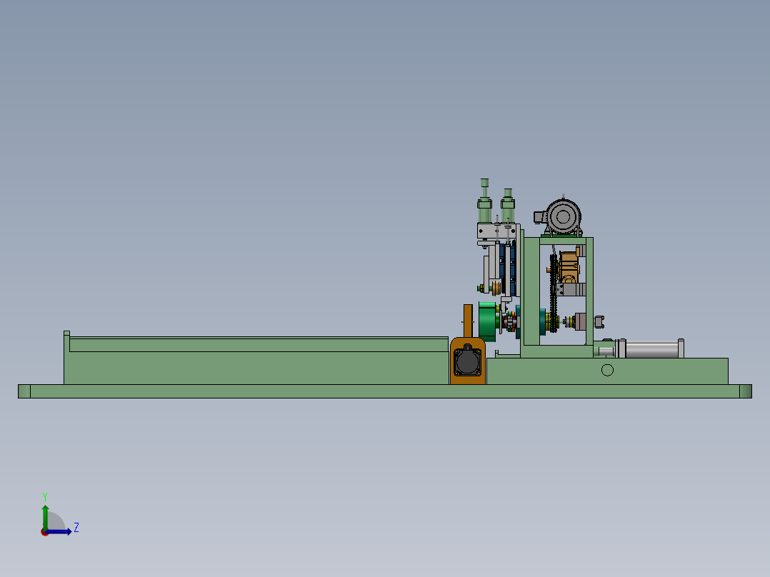 管口撑径处理器sw18可编辑左视图
