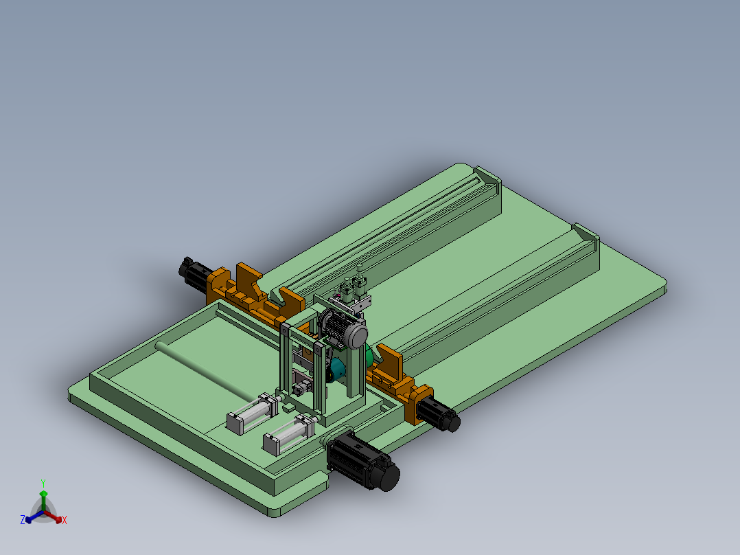 管口撑径处理器sw18可编辑正等轴测图