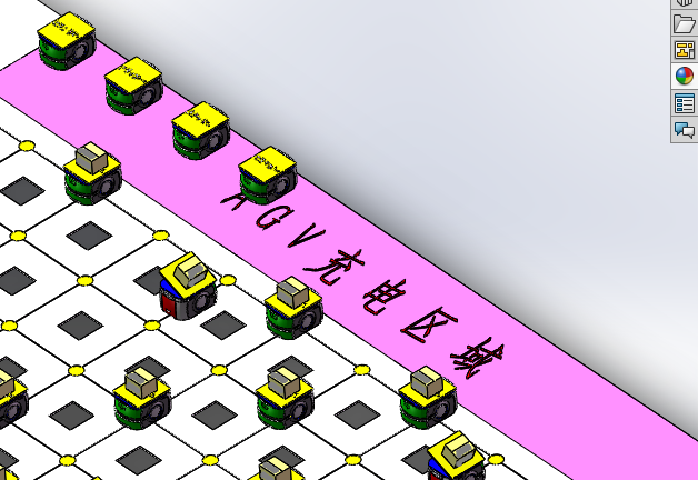 电商仓库订单快递AGV自动分拣系统