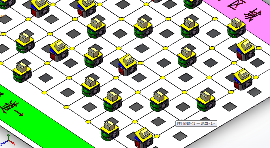 电商仓库订单快递AGV自动分拣系统