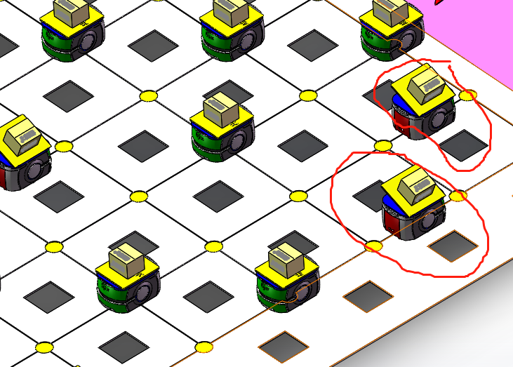 电商仓库订单快递AGV自动分拣系统