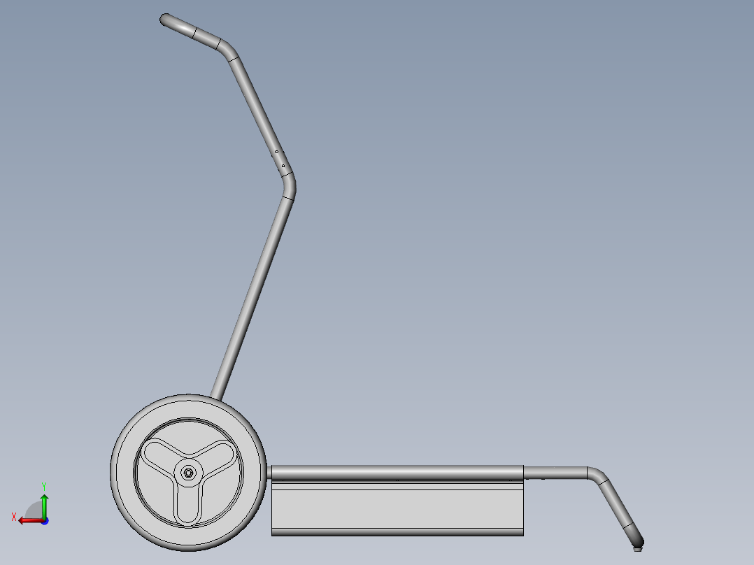 推车钣金图后视图