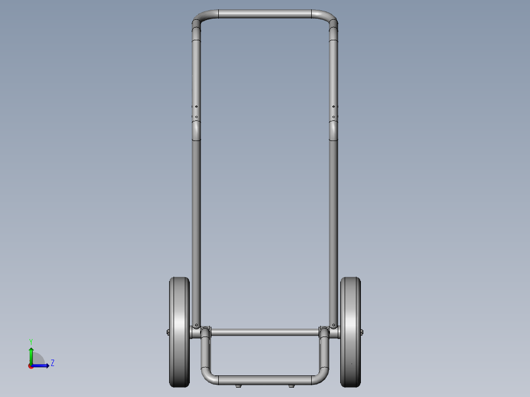 推车钣金图左视图