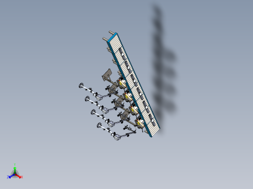 砂带磨光机设备与机械臂组合模拟