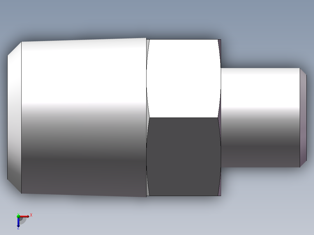 美制锥螺纹、1DN-14-08俯视图