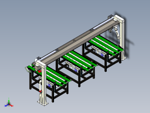协作机器人天轨自动分拣