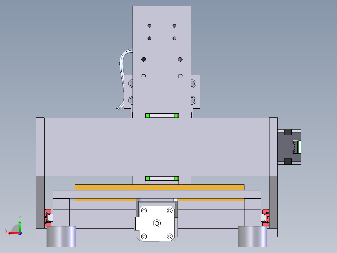 500w主轴电机雕刻机后视图