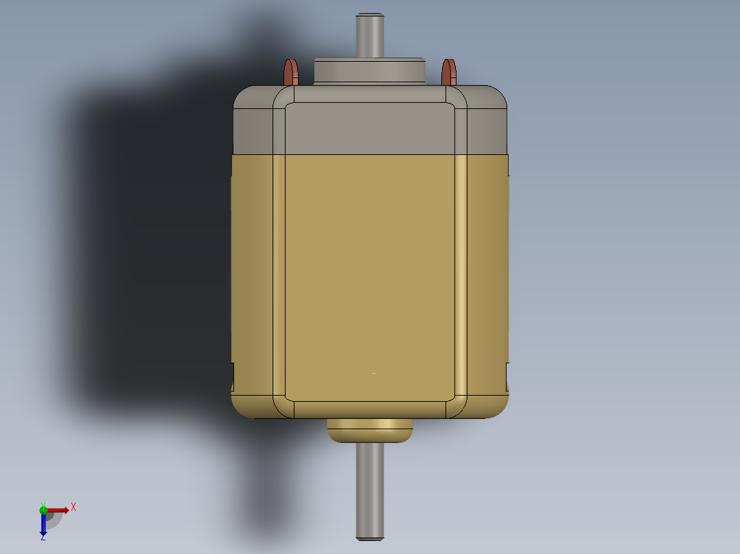 直流电机、电机(14)俯视图