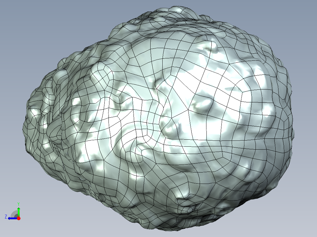 A2004975-雕塑扫描到表面右视图