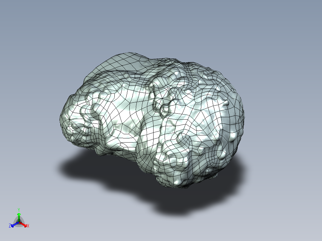 A2004975-雕塑扫描到表面正等轴测图