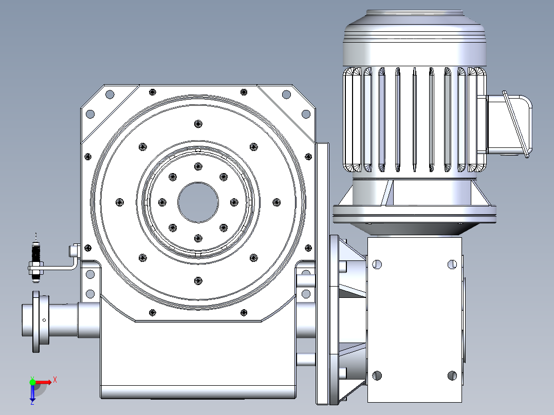 RU180DT凸轮分割器俯视图