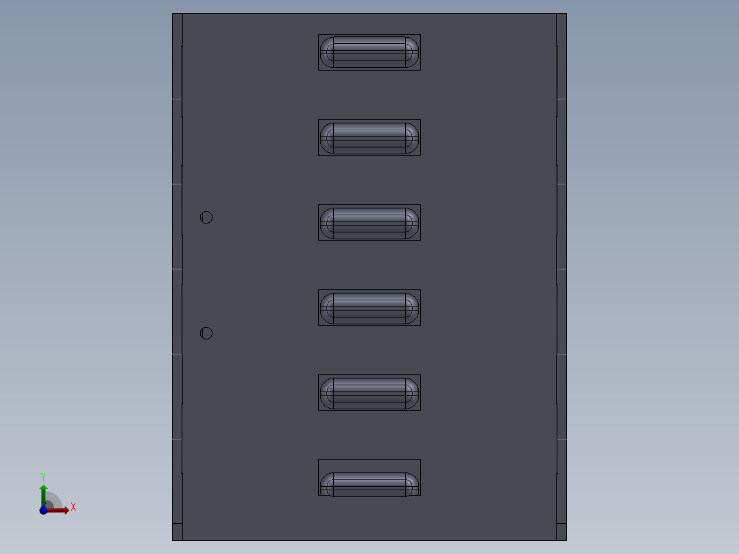自动分类螺丝收纳盒前视图