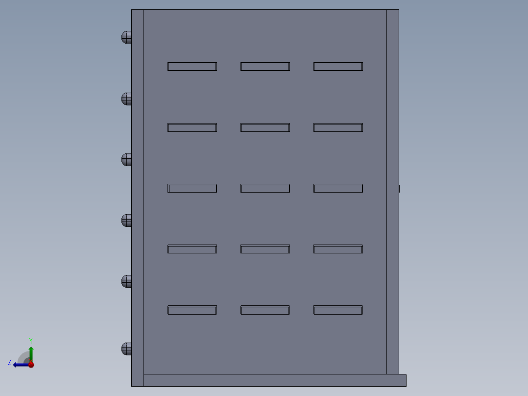 自动分类螺丝收纳盒右视图