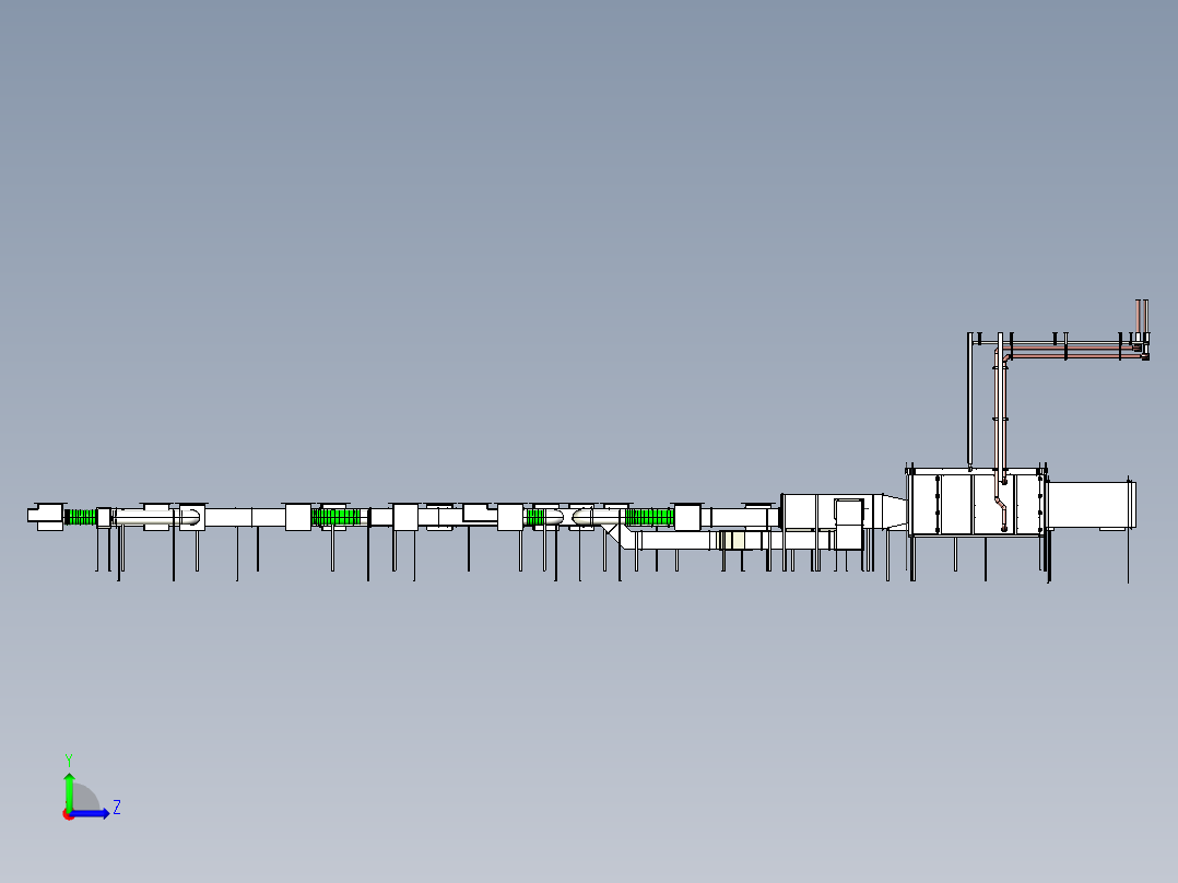 A2004794-供应和自然通风系统左视图