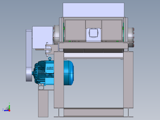 破碎机、单轴撕碎机右视缩略图