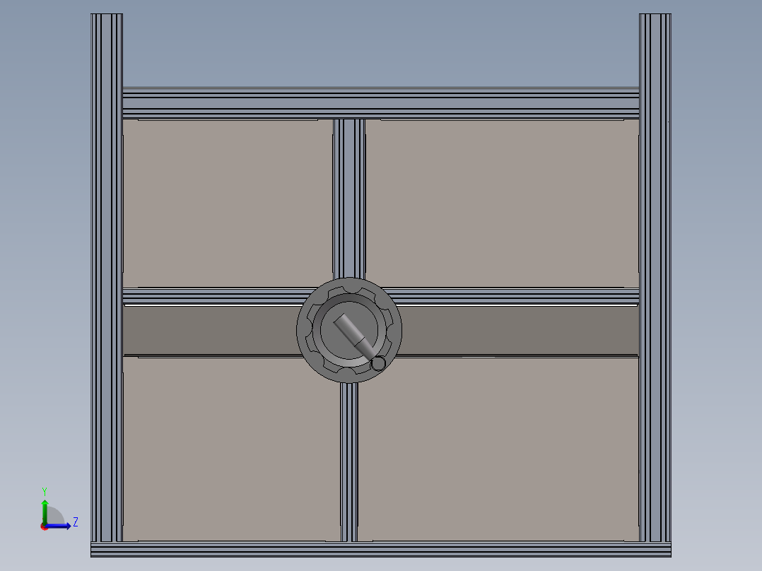 自动收放线装置 1222585左视图