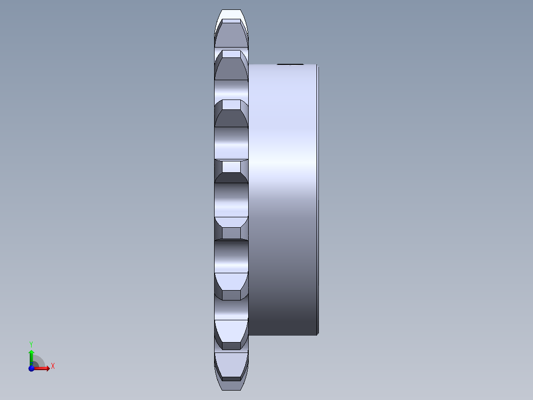 链轮SP40B18-N-18前视图
