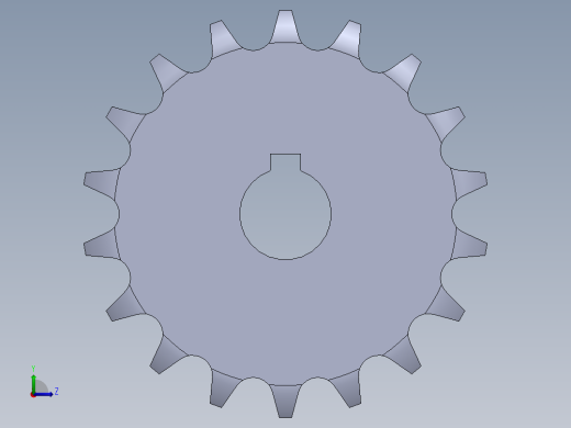 链轮SP40B18-N-18左视缩略图