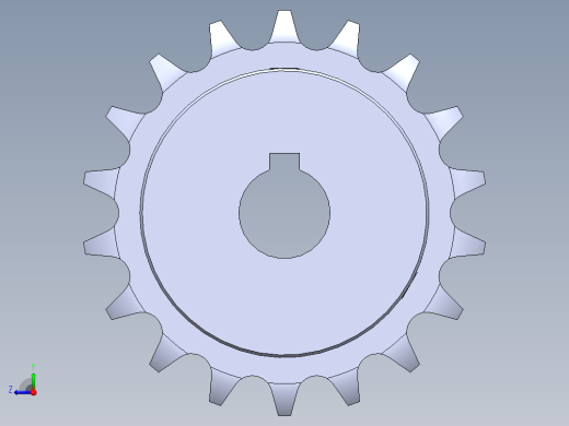 链轮SP40B18-N-18右视缩略图