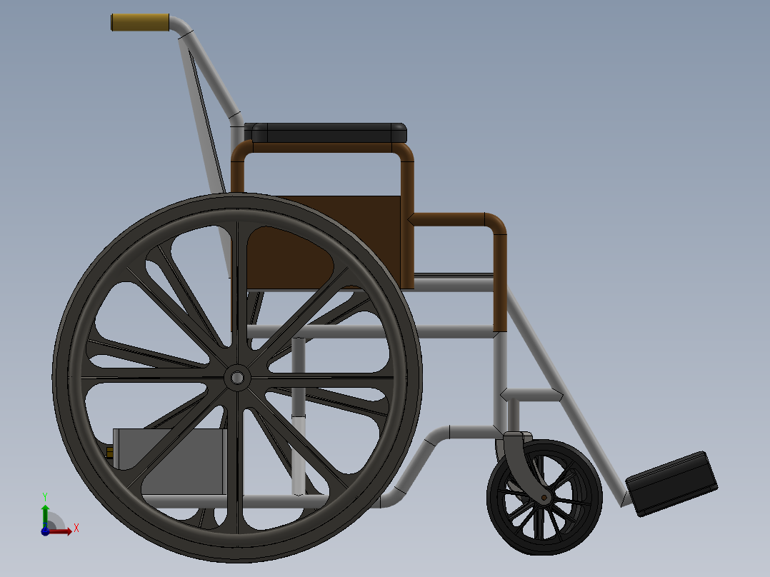 轮椅前视图