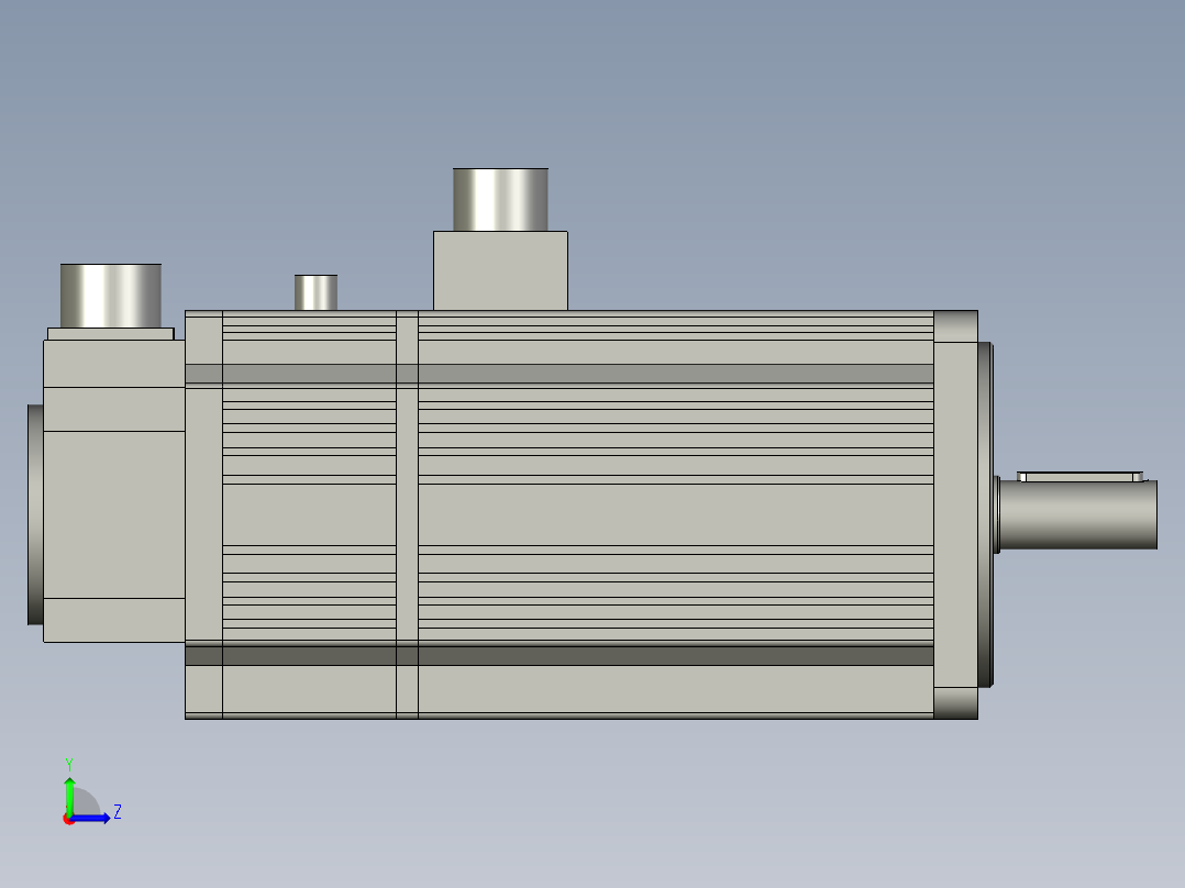 23KW抱闸-CTSD-M2D-B2325-M210左视图
