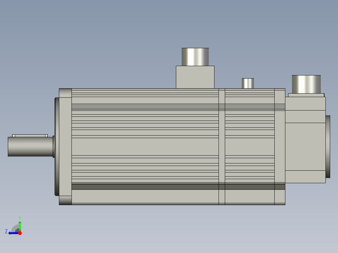 23KW抱闸-CTSD-M2D-B2325-M210右视图