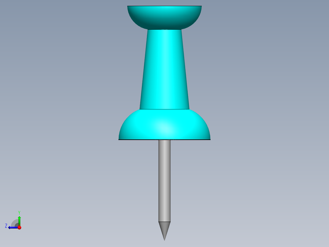 A0003963-图钉、大头钉或推钉右视图