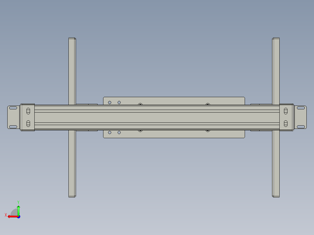 HT放料自动MHL2-40D2前段居中组件TREWQ后视图