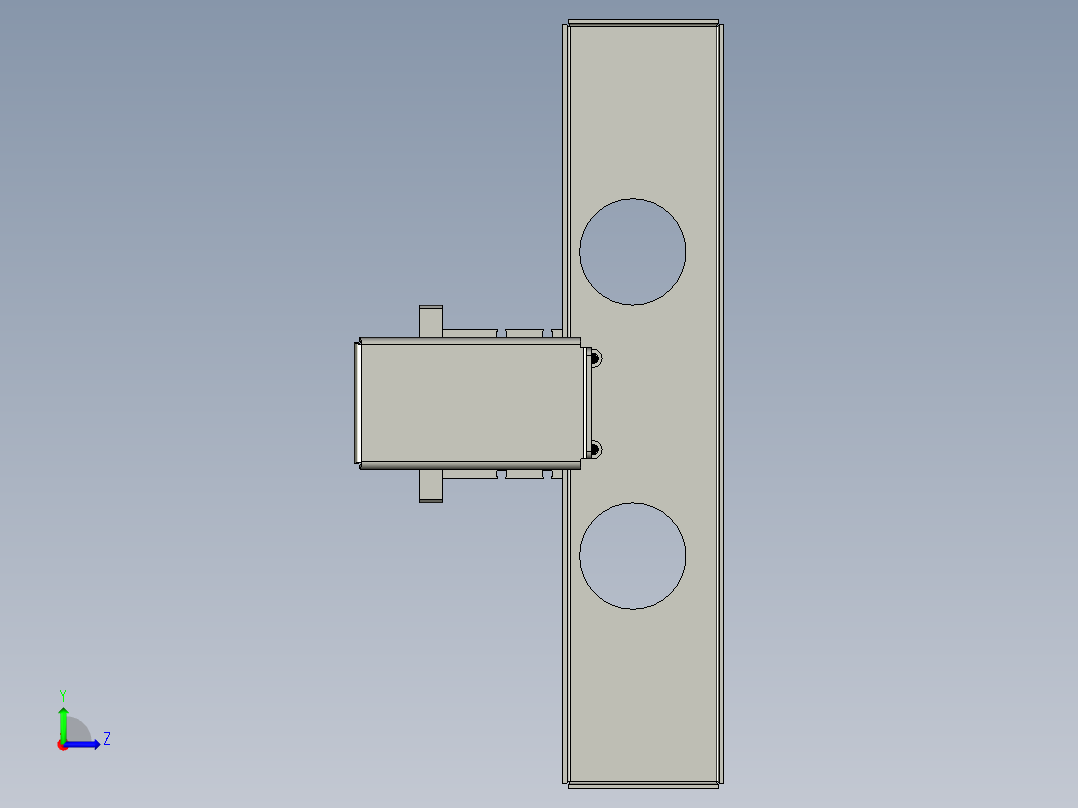 HT放料自动MHL2-40D2前段居中组件TREWQ左视图